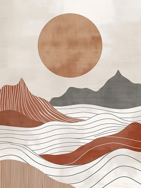 Abstrakte Landschaft von Imagine