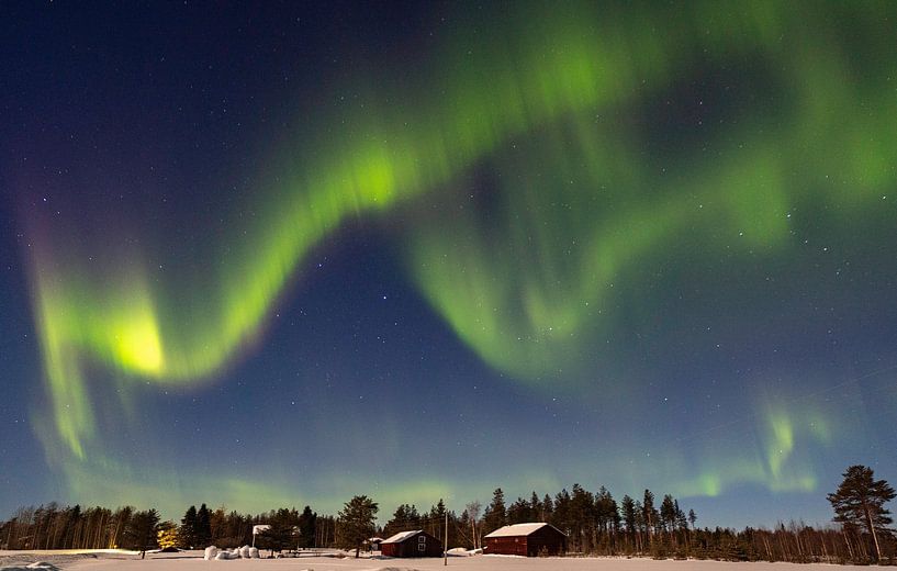 Aurora sur Vidsel - La magie de la nuit d'hiver par Fototante