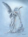  Angel of Peace - Angel Art by Marita Zacharias thumbnail