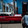 Straatfotografie in Trinidad, Cuba van Hans Van Leeuwen