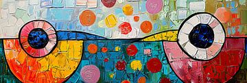 Birds Abstract by Abstract Painting