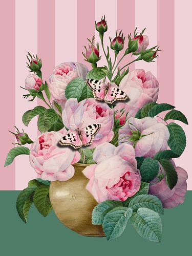 Butterflies on your Still Life by Marja van den Hurk