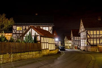 Fachwerk Häuser von Herleshausen in Hessen von Roland Brack
