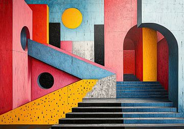 Surrealisme Architectuur Ontwerp Meetkunde van Niklas Maximilian