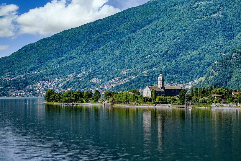 Vue du lac de Côme depuis Gravedona par Andreas Völkel