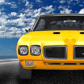 1967 Pontiac GTO in yellow von aRi F. Huber