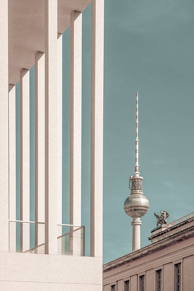 BERLIN Fernsehturm & Museumsinsel | urbaner Vintage-Stil von Melanie Viola