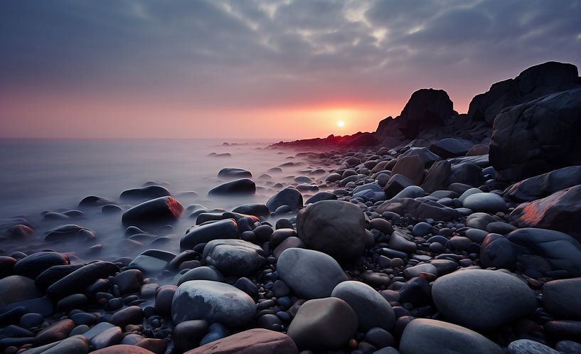 Uitzicht op zee van fernlichtsicht