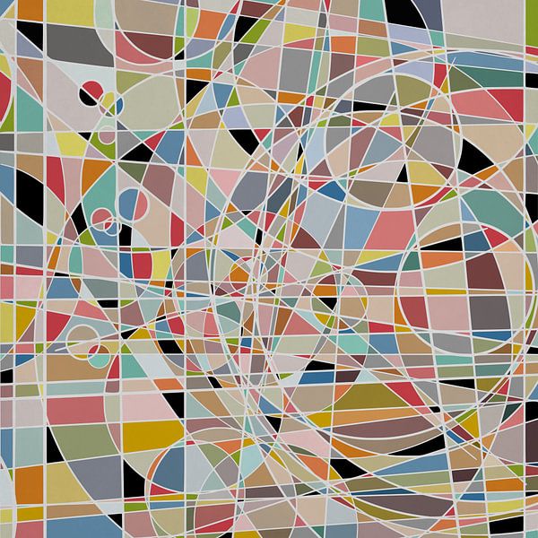 Play of Colors and Shapes by Angel Estevez