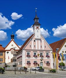 Rathaus von Greding im Altmühltal von ManfredFotos