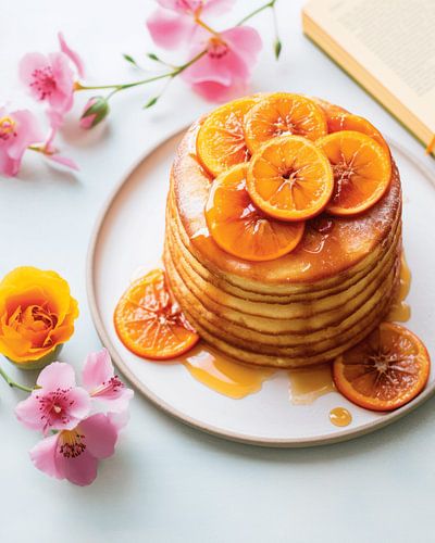 Gâteau de crêpes à l'orange