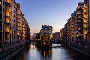 La Speicherstadt au crépuscule