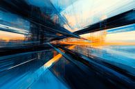 Dynamic dusk in blue by Poster Art Shop thumbnail