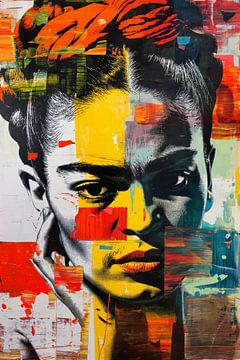 Frida portret van ARTemberaubend