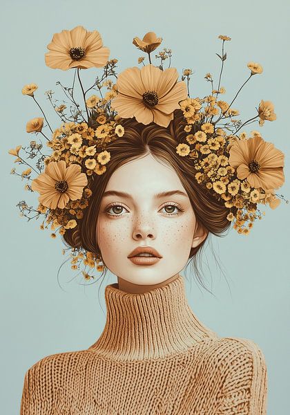 Réflexions en jaune-brun par Bianca ter Riet