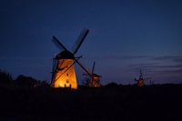 Kinderdijk lighting mills