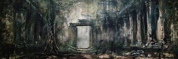 Verlaten Tempel in de Jungle van Whale & Sons