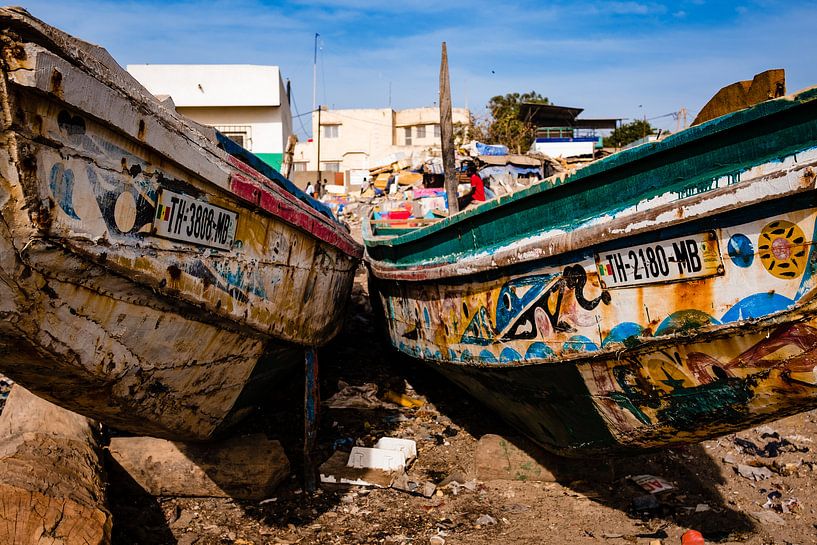 M'bour fish auction in Africa by Babet Trommelen