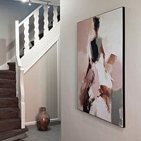 Klantfoto: Abstracte vrouw, moderne kunst van Studio Allee, als ArtFrame