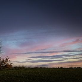 Zonsondergang in alle eenvoud van Mieke Engelbos Photography