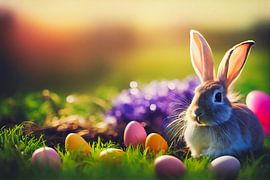 Osterhase Wallpaper Illustration 04