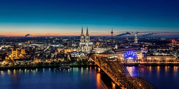 Cologne skyline by davis davis
