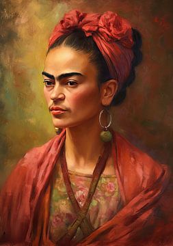 Frida poster art print by Niklas Maximilian