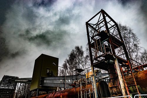 industrie fabriek verlaten