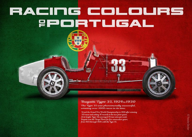 Racing colours Portugal by Theodor Decker
