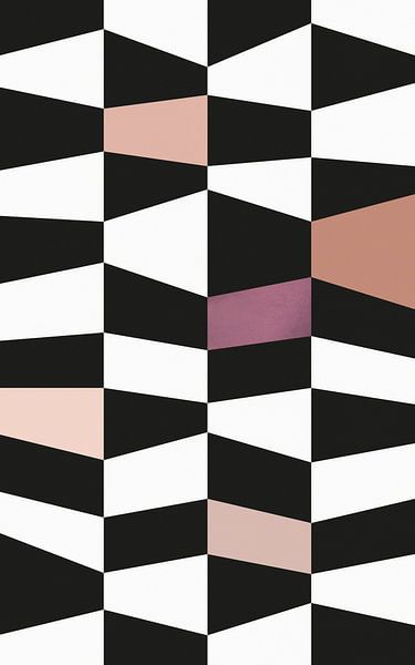 Verrücktes Zebra rosa von Ramon Schellevis