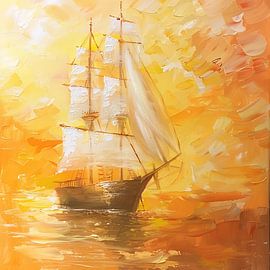 Sailing ship by Poster Art Shop