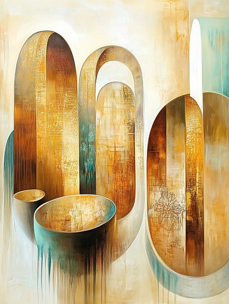 Modern abstracte vormen van Bert Nijholt