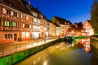 Colmar in France at night by Werner Dieterich thumbnail