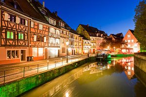 Colmar im Elsass bei Nacht von Werner Dieterich