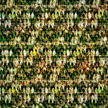 Zwischen den Menschen (digitale Grafik) von Ruben van Gogh - smartphoneart