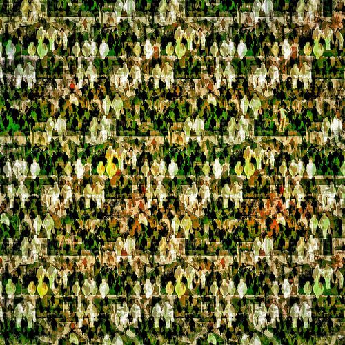 Tussen de mensen (digitale grafiek)