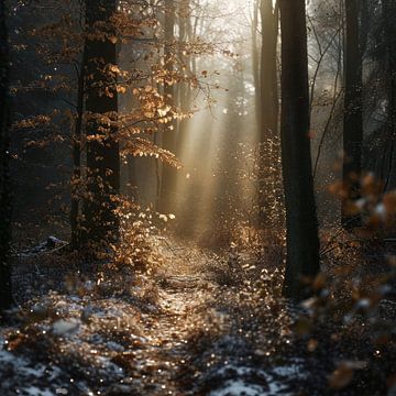 Wald in der Morgendämmerung von DNH Artful Living