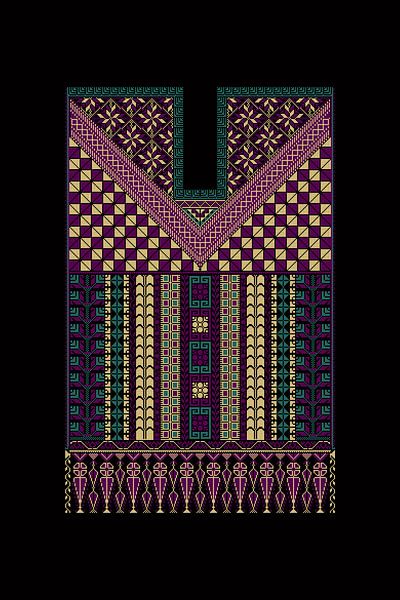 Tatreez ornament template 72 by Richard Laschon