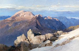 Hoher Göll vom Watzmann-Hocheck, EDWARD THEODORE COMPTON, 1919