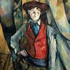 Junge in einer Roten Weste, Paul Cézanne von Liszt Collection