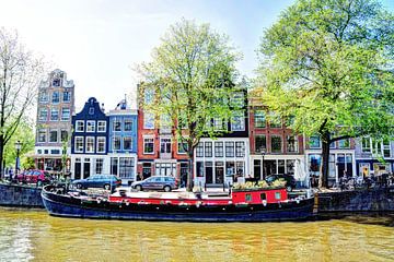 Jordaan Brouwersgracht  Amsterdamse Grachten Nederland van Hendrik-Jan Kornelis