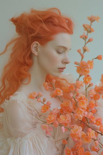 Orangefarbene Kirschträume