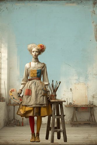 L'artiste haute en couleur