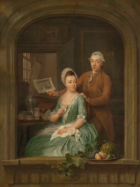 Porträt von Robert Muys und seiner Frau Maria Nozeman, Nicolaes Muys von Meisterhafte Meister