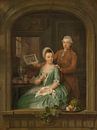 Porträt von Robert Muys und seiner Frau Maria Nozeman, Nicolaes Muys von Meisterhafte Meister Miniaturansicht