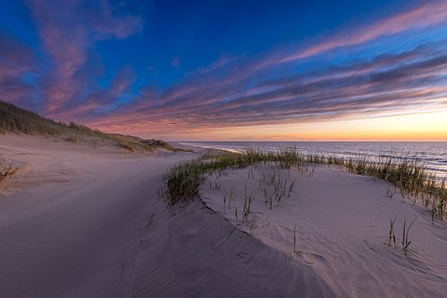 Zonsondergang bij de Kerf Schoorl aan Zee