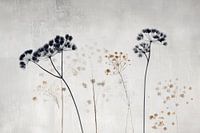 Botanisch abstract in Japandi stijl