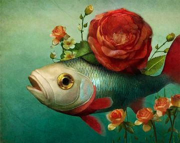 Fish art van Mirjam Duizendstra
