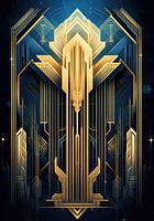 Art Deco Print Poster Wall Art Impression d'art