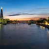 City of London Skyline op de Theems van Frank Herrmann